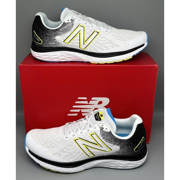 New Balance Fresh Foam 680v7 Ocean Grey Black Shoes M680CG7 Men\'s‎ Size 11.5 D main image 4